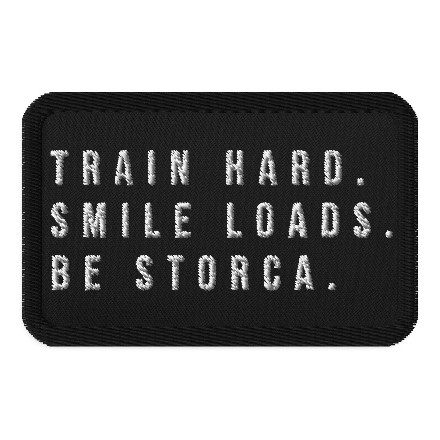 STORCA PATCH // BLACK MOTTO.