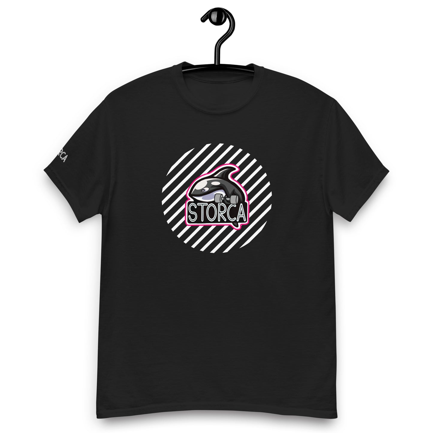 STORCA TEE // BLACK BIG CIRCLE.