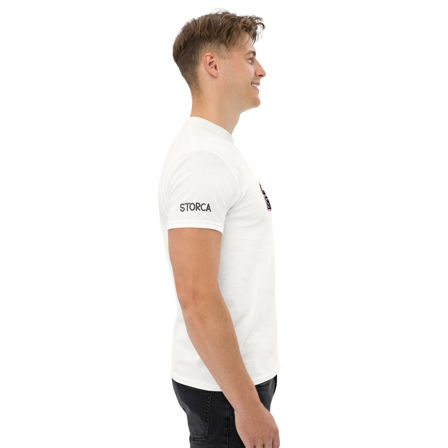 STORCA TEE // WHITE LOGO´N´MOTTO.