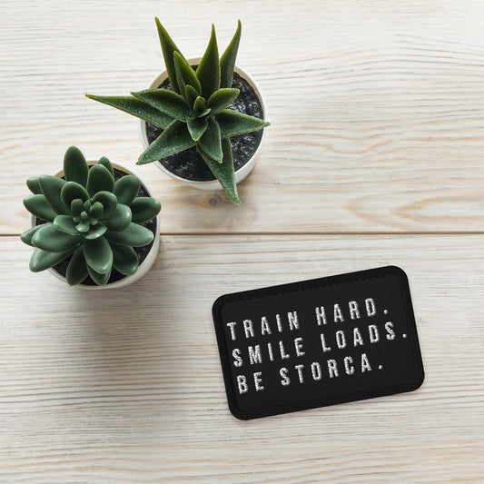STORCA PATCH // BLACK MOTTO.