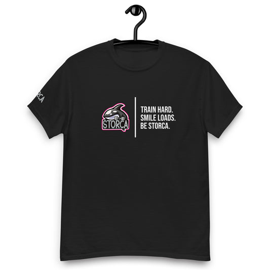 STORCA TEE // BLACK LOGO´N´MOTTO.