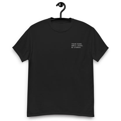 STORCA TEE // BLACK MOTTO.