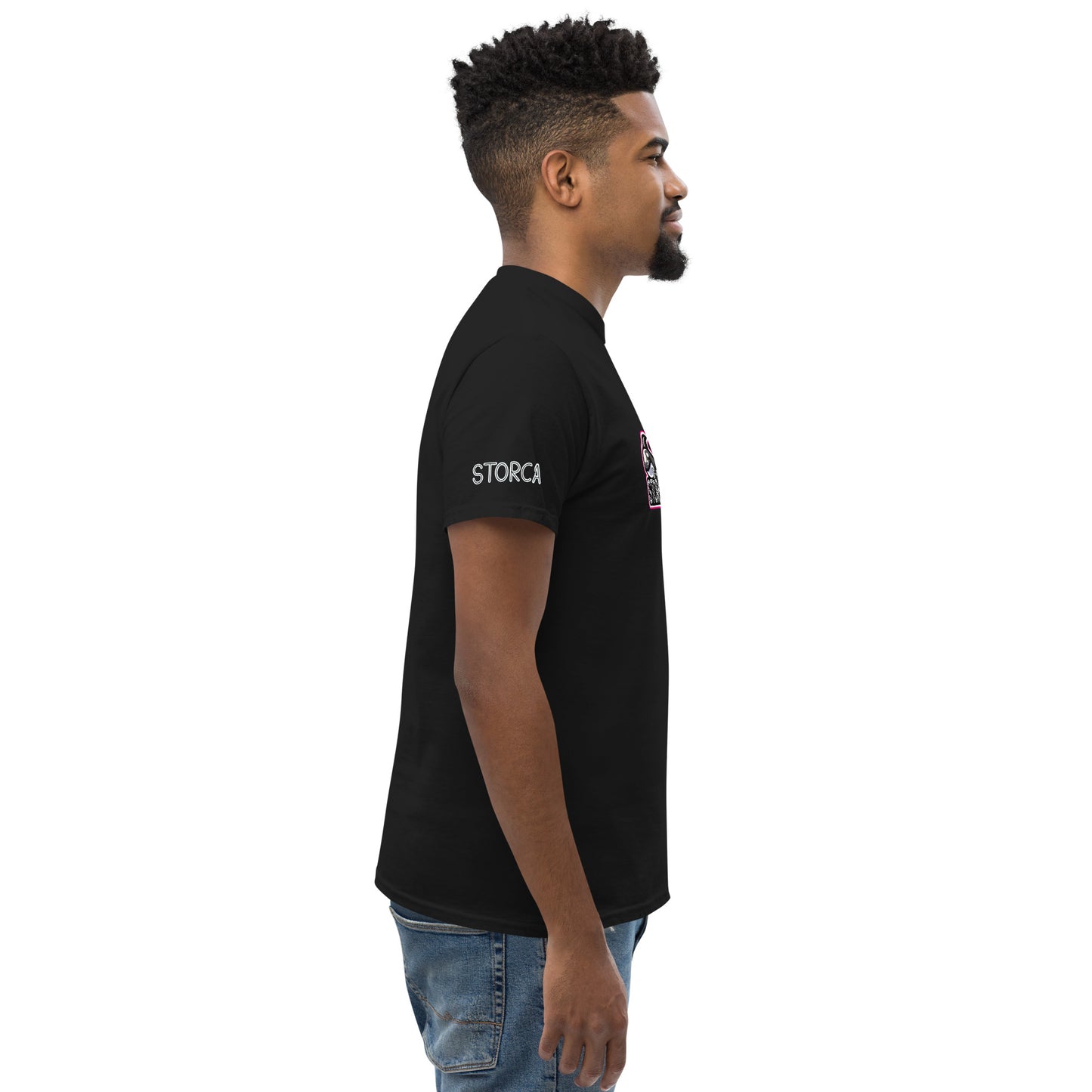 STORCA TEE // BLACK LOGO´N´MOTTO.