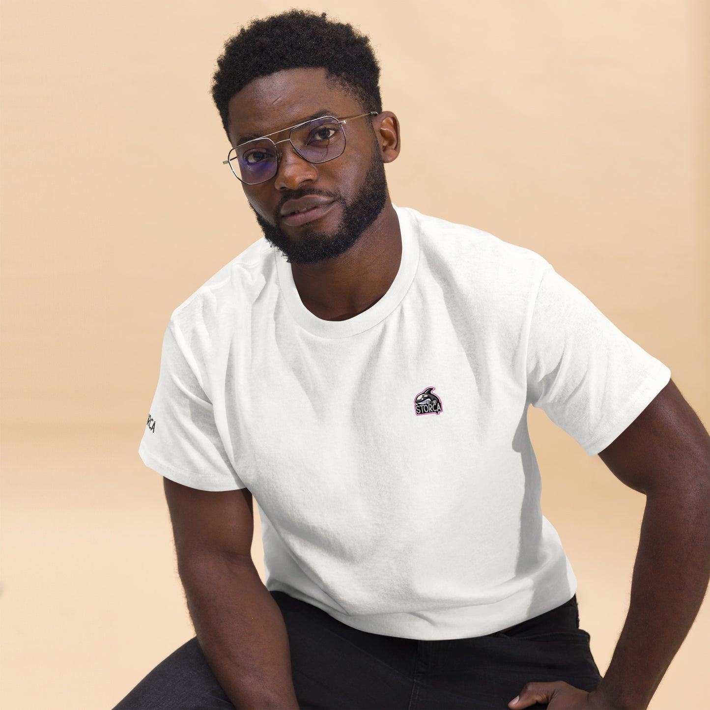 STORCA TEE // WHITE BASIC.