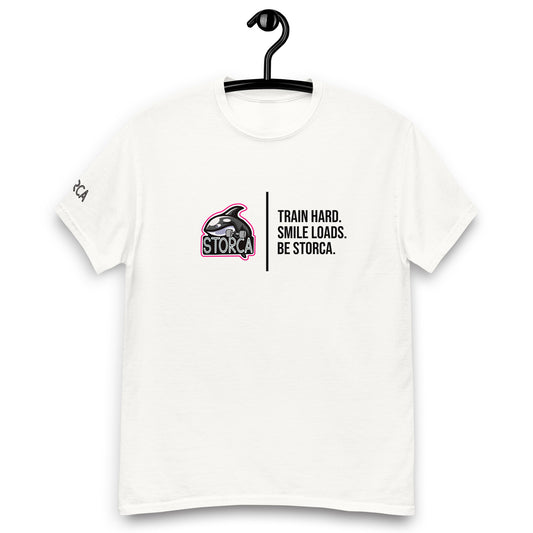 STORCA TEE // WHITE LOGO´N´MOTTO.