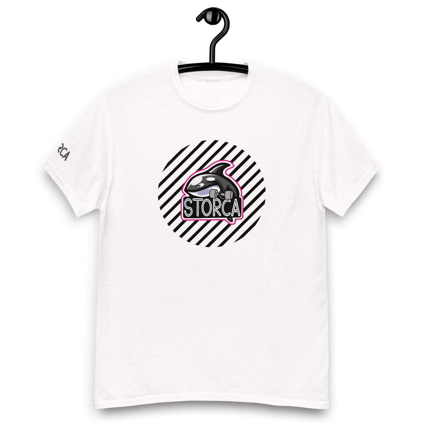 STORCA TEE // WHITE BIG CIRCLE.