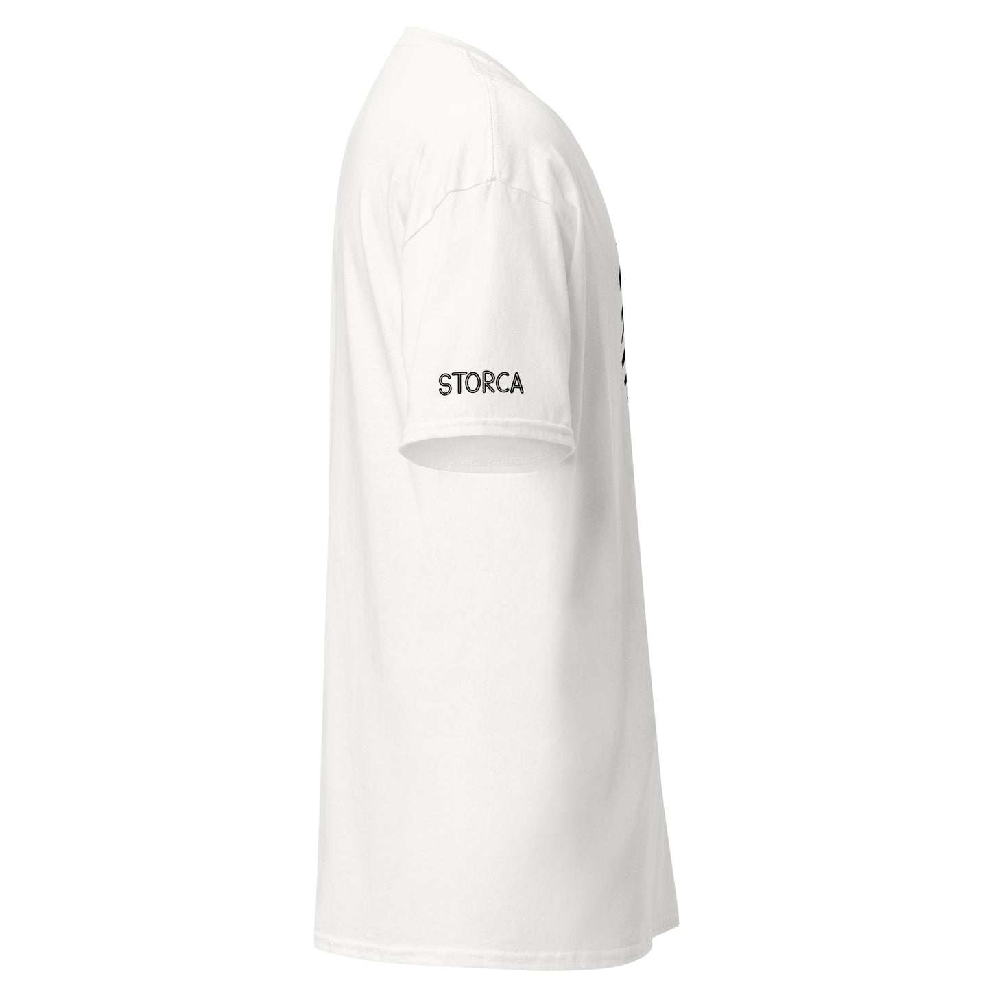 STORCA TEE // WHITE BIG CIRCLE.