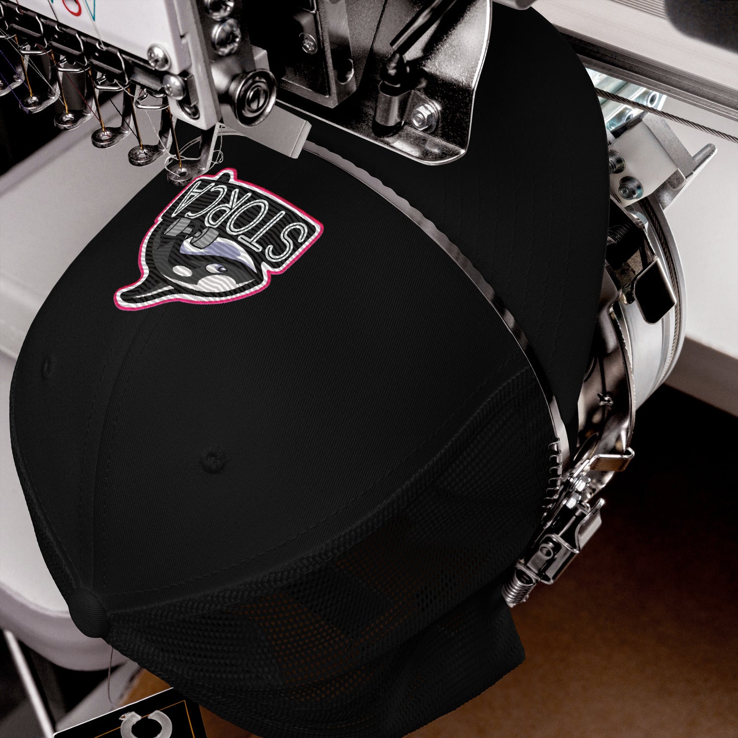 STORCA TRUCKER CAP // BLACK