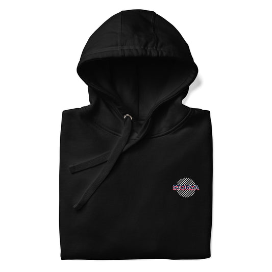 STORCA HOODIE // BLACK CIRCLE SMALL.