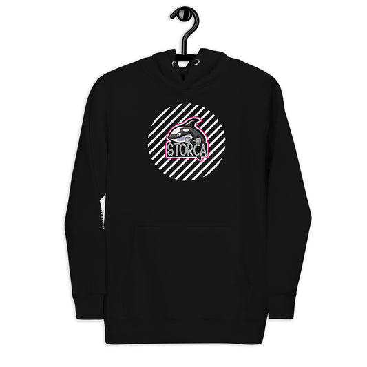STORCA HOODIE // BLACK CIRCLE BIG.