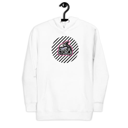 STORCA HOODIE // WHITE CIRCLE BIG.